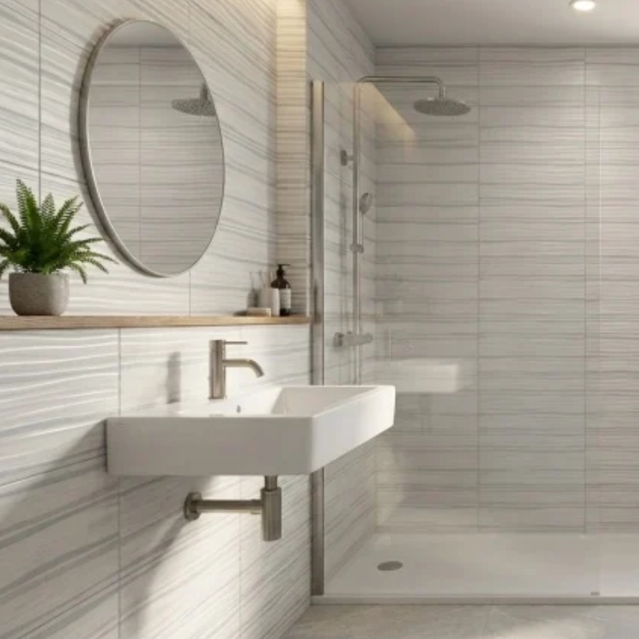 Cifre Ceramica Alure White Sellent Decor Wandtegel 25x50 cm